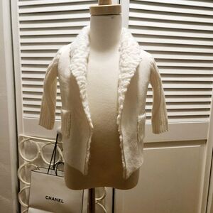 Splendid Baby Girl Faux Suede Knit Sweater